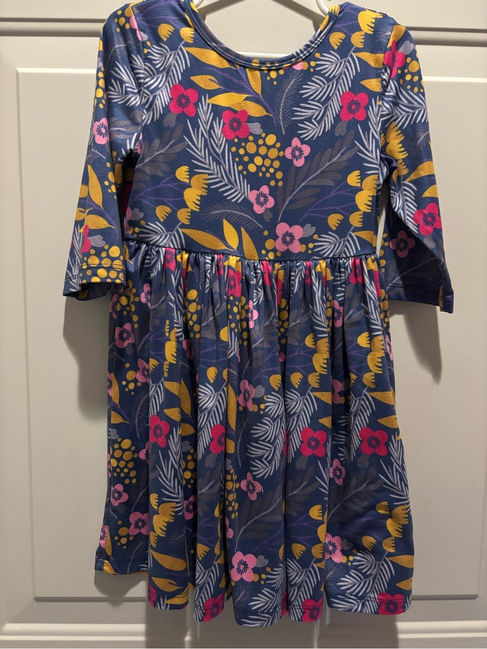 Mila & Rose Flora 3/4 sleeve pocket twirl dress 4T